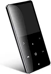 MP3 Player Com Bluetooth 4.0-8GB Portable Music Player Digital Audio Player Com Wi-fi, Tela Sensível Ao Toque De 1,8", Rádio FM, E-Book, Alto-falante Embutido,com Bluetooth,Constructive23