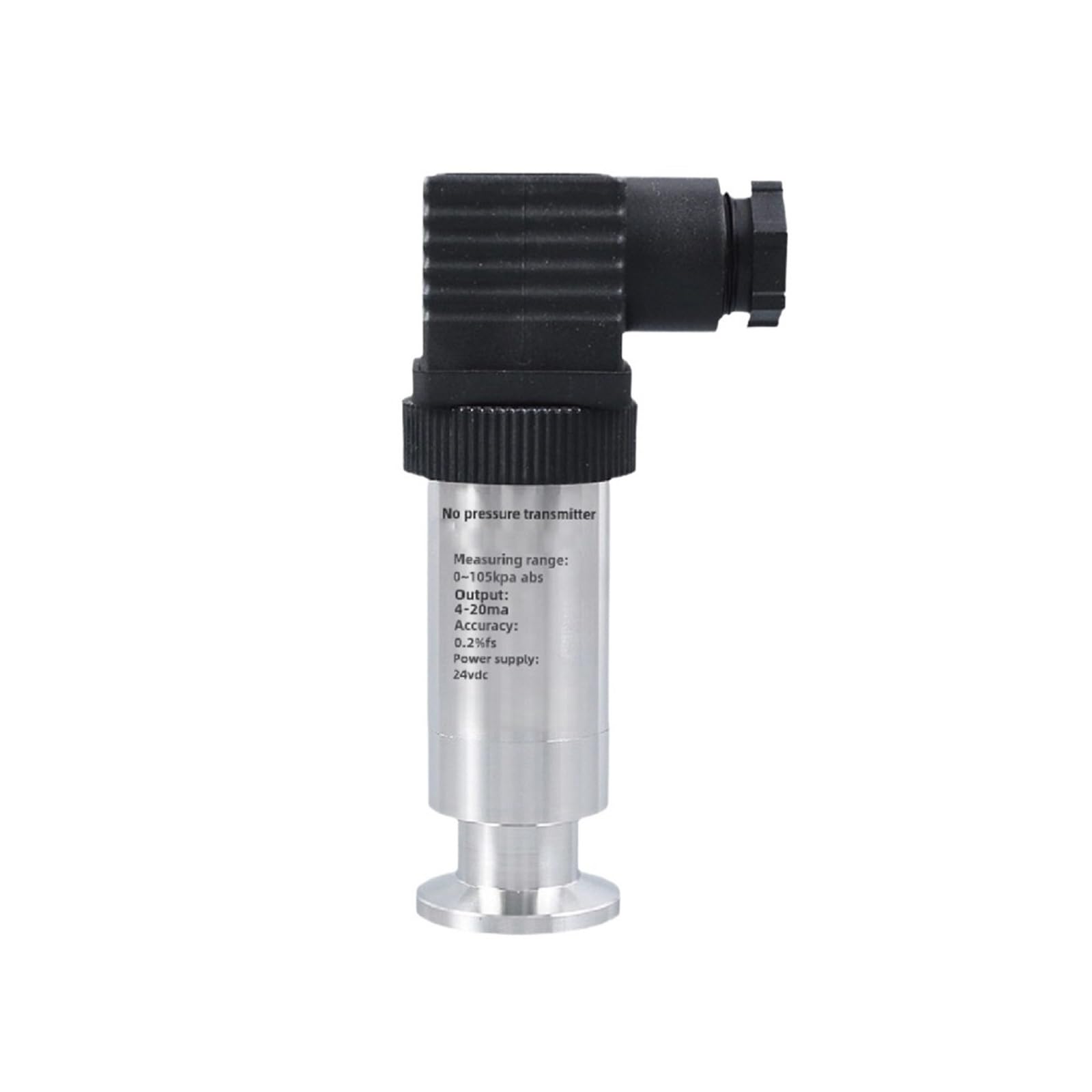 Transmisor de presión de vacío KF16 LED 4-20 mA 0-10 V RS485 Sensor de presión absoluta(-100-100KPA,LED RS485 KF16)