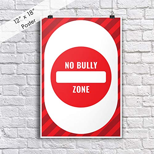 Buy No Bully Zone Classroom | Antibully Print | 100lb Gloss Paper | 18 ...