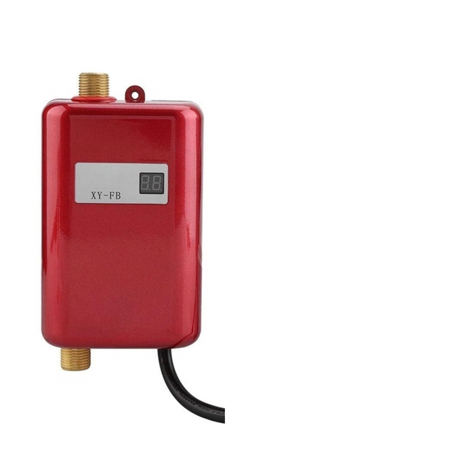 Mooilko Rosso 3800W Electric Water Heater Household Instant Tankless Water Heater For Indoor Shower Kitchen Bathroom Water Heating Easy To Use(Rosso)