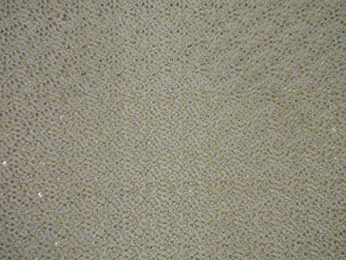 Tissu en soie RAW crème FF51 pour éliminer le manque de relief