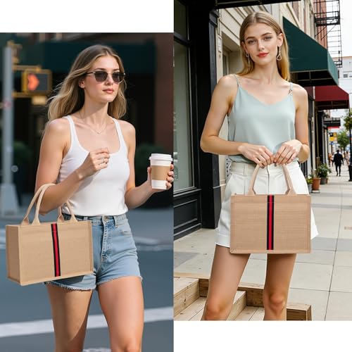 Bolso playero grande tejido de paja para mujer miniatura 2