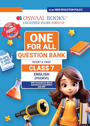 Image of Oswaal CBSE Class-7 One for All English (Poorvi) For 2026-27 Exam | As Per NCERT & CBSE Syllabus | Chapter-Wise Question Bank, Revision Notes, Literature, Grammar & Competency Based Questions