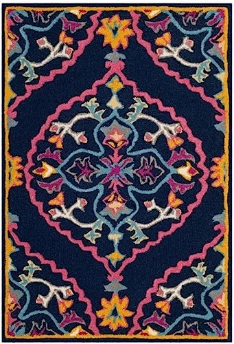 Image of Carpet Mahal Handmade Handwoven Tufted Made of 100% Soft Blended Wool Export Quality Carpets with 1 Inch Thickness (10x14 Feet) Color Multi
