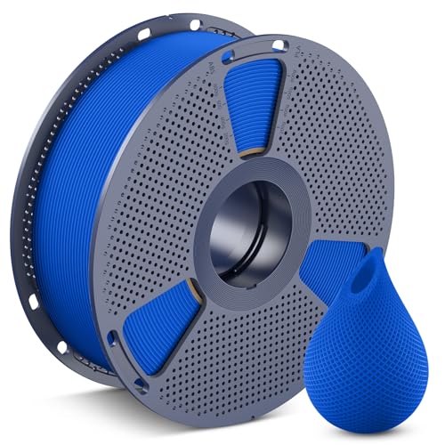 Image of SUNLU 3D Printer Filament PETG Filament 1.75mm, Less Stringing Good Layer Adhesion High Toughness, PETG Filament 1.75 ±0.02mm, 1kg Spool(2.2lbs), Klein Blue