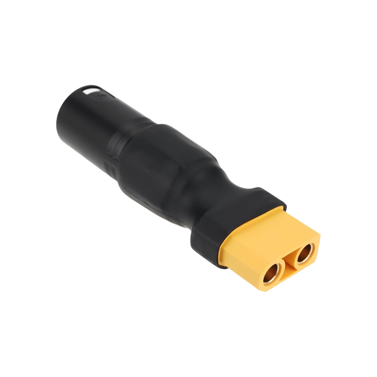 EMSea XLR-3Pin Male to XT90 Female Adapter Zinc Alloy Housing with Gold-Plated Pins for RC Car Ebike Battery