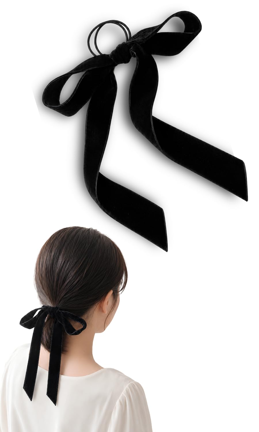 黒いベルベットリボンヘアバンド Amazon.co.jp: Edges42 ベロア リボン ベロアリボン 黒 生地 バレッタ
