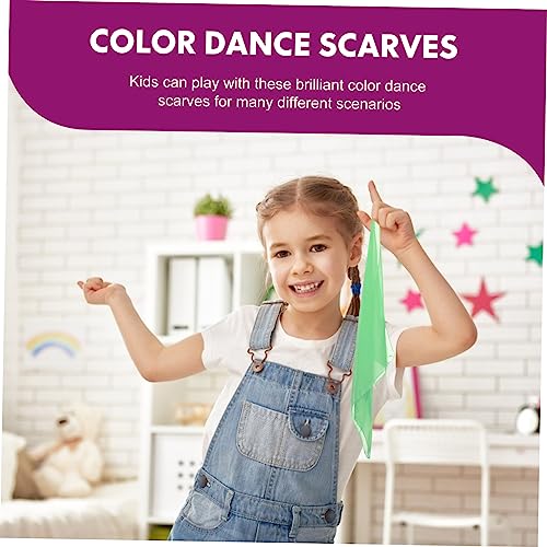 12pcs Dance Scarves for Boys and Girls Breathable Performance Juggling Scarves for Kindergarten Dance and Play Activities2