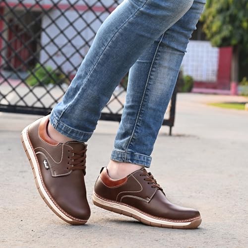 Image of Vellinto Drift Casual Derby ll Stylish Semi Formal Shoes