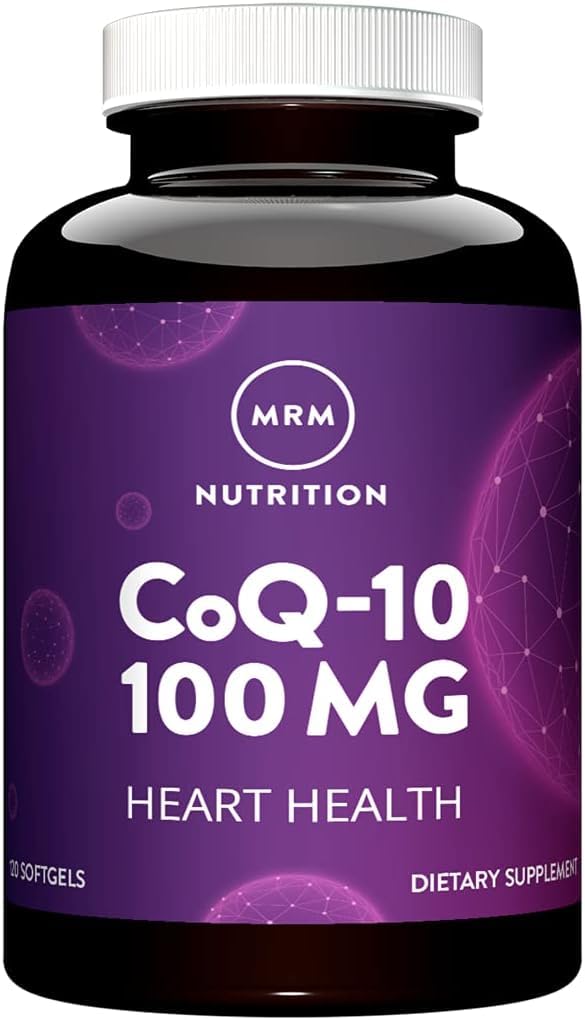 MRM Nutrition CoQ-10 100 mg - Enhanced Absorption - 60 Servings MRM CoQ-10 60 Count (Pack of 1)