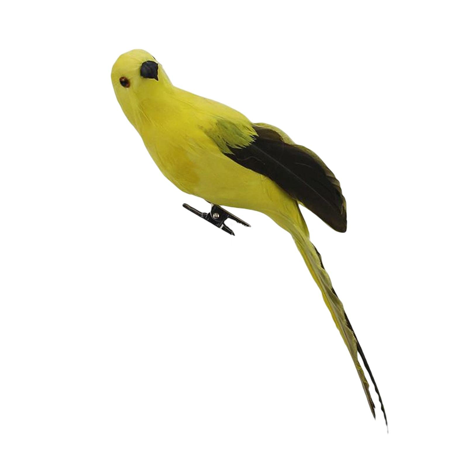 Macaw Artificial Bird Pp Bird with Claw for Wall Tree Party Ornament Yellow Home & Garden|Yard, Garden & Outdoor Living|Garden Dacor|Statues & Lawn Ornaments-image-1