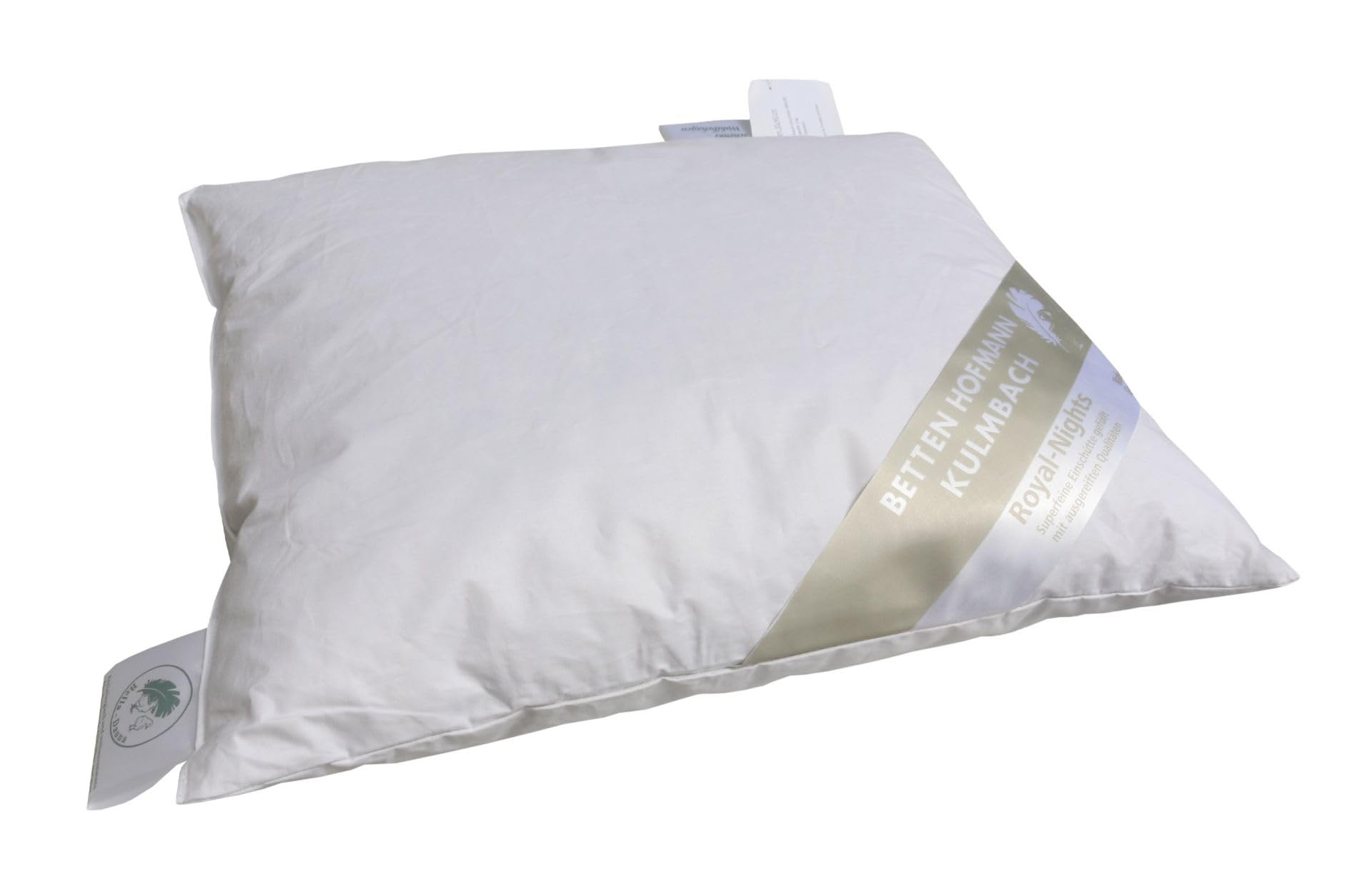 Betten Hofmann Baby Daunenkissen Kissen 35x40 cm medium 100% Daunen flauschig weich 60g, 100% Natur, waschbar, kuschelig, flauschig weich, Naturprodukt