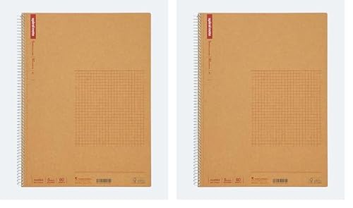 �}���}�� �m�[�g �����O�m�[�g 5mm ����r �x�[�V�b�N A4 80�� N245ES (× 2)