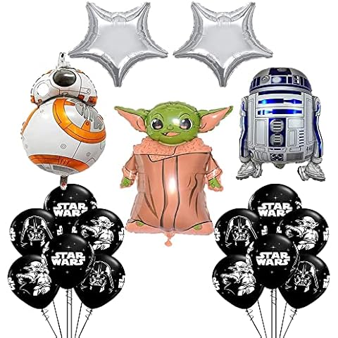 ROSUDA 19 Pcs Star Wars Balloon Set Cover