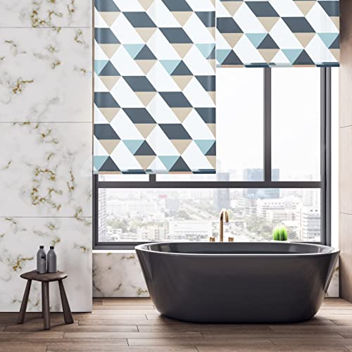 Store de baignoire rideau de douche enrouleur 80x240 cm