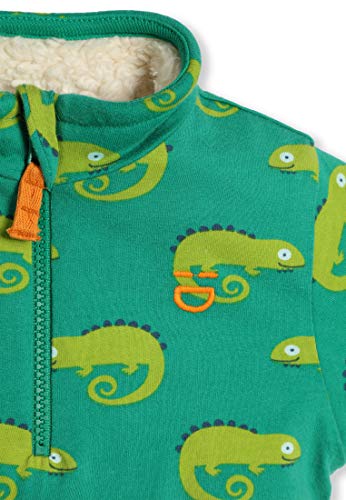 kIDio Organic Cotton Baby Infant Toddler Reversible Fleece Jumper - Boy Girl (0-4 Years)3