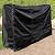 Sunnydaze 6-Foot Firewood Log Rack Cover - Heavy-Duty Weather-Resistant PVC Construction - Black