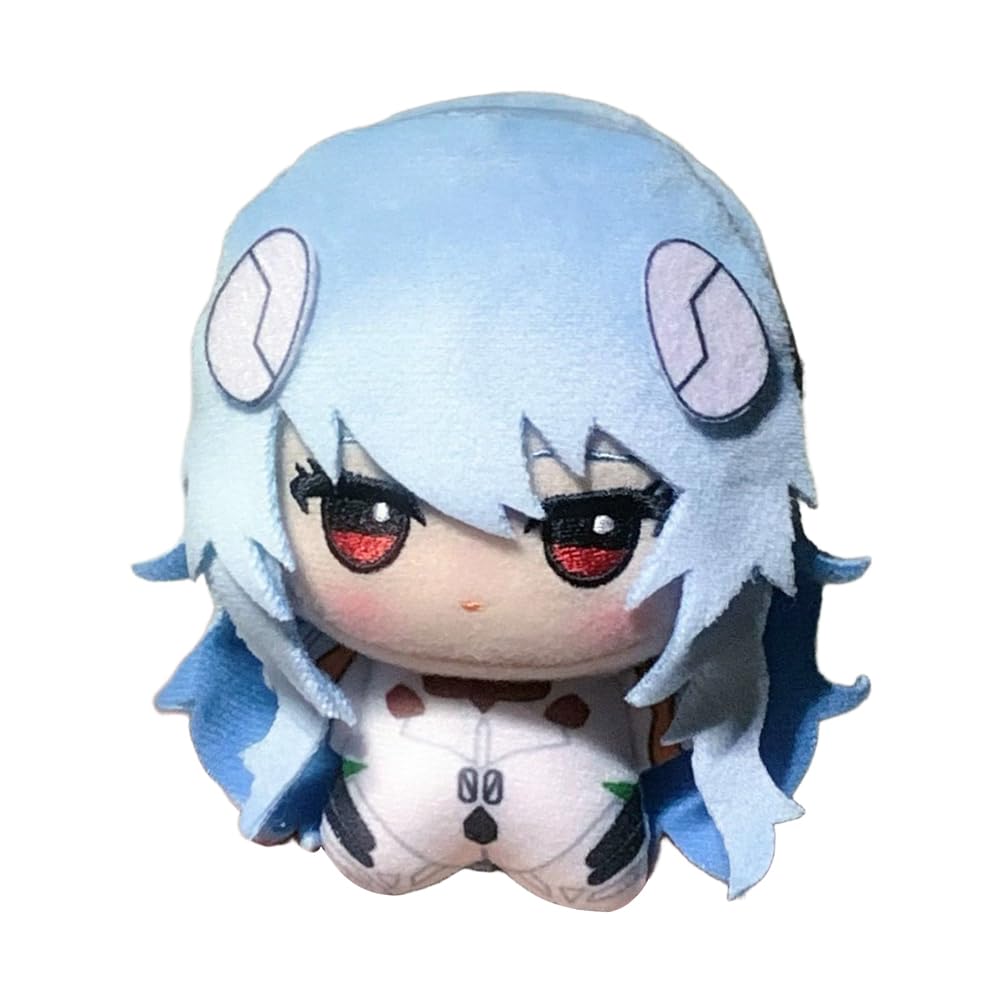 Zhongkaihua Ayanami Rei Plush Figure Pillow Pendant 10CM Ayanami Rei Game PP Cotton Cushion Soft Stuffed Furry Car Bag Home Sofa Decoration For Fans