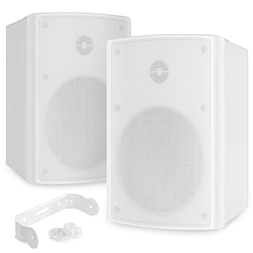 Power Dynamics BGO50 Enceintes Passives 2 Voies 120 Watts, Blanches, Woofer 5,25