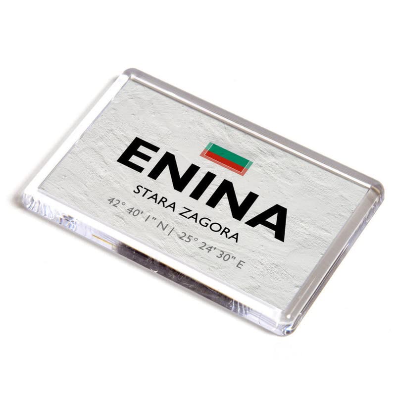 FRIDGE MAGNET - Enina - Stara Zagora - Bulgaria - Lat/Long