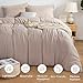 MILDLY Muslin Duvet Cover Twin - 100% Washed Cotton Linen Like Gauze Comforter Cover 2 Pieces Breathable & Lightweight for All Season