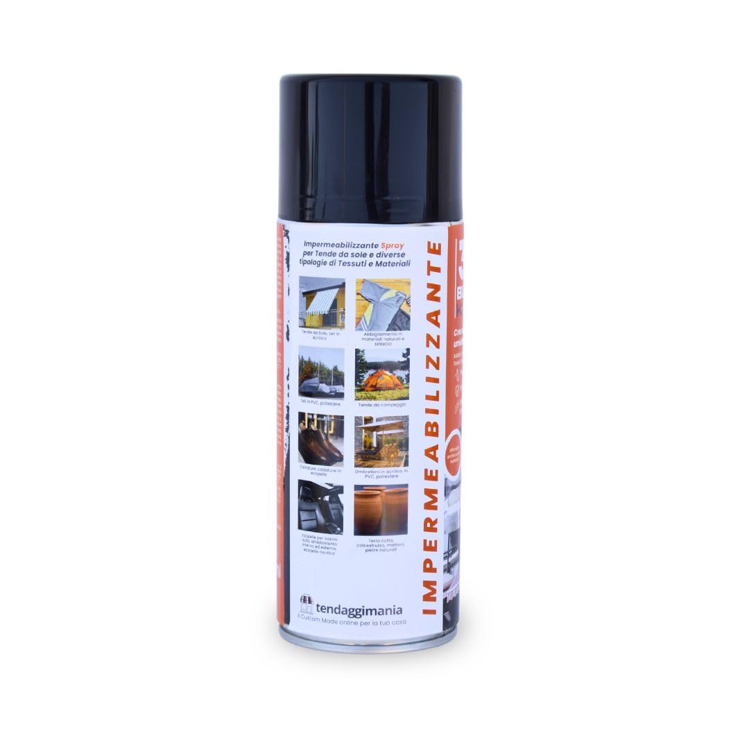 TENDAGGIMANIA Spray Impermeabilizzante per Tessuti 3P Block King 400 ml