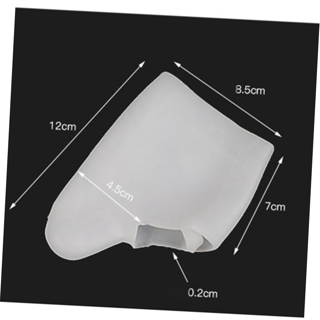 Gogogmee 1 Pair Foot Separators Bunion White Feet Care Tool