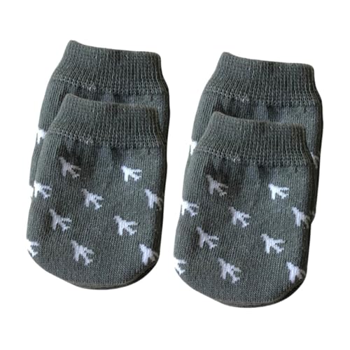 4Pcs Luggage Wheels Cover Socks Trolley Case Wheel Covers for Home Gray