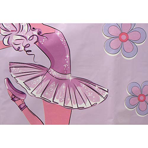 Blue Orchards Ballet Table Covers - 54In X 108In (Pack Of 3) - Ballerina Party Supplies, Girls Birthday Decorations, Ballet Tablecloth For Parties, Ballerina Theme Birthday Decorations #TOP22