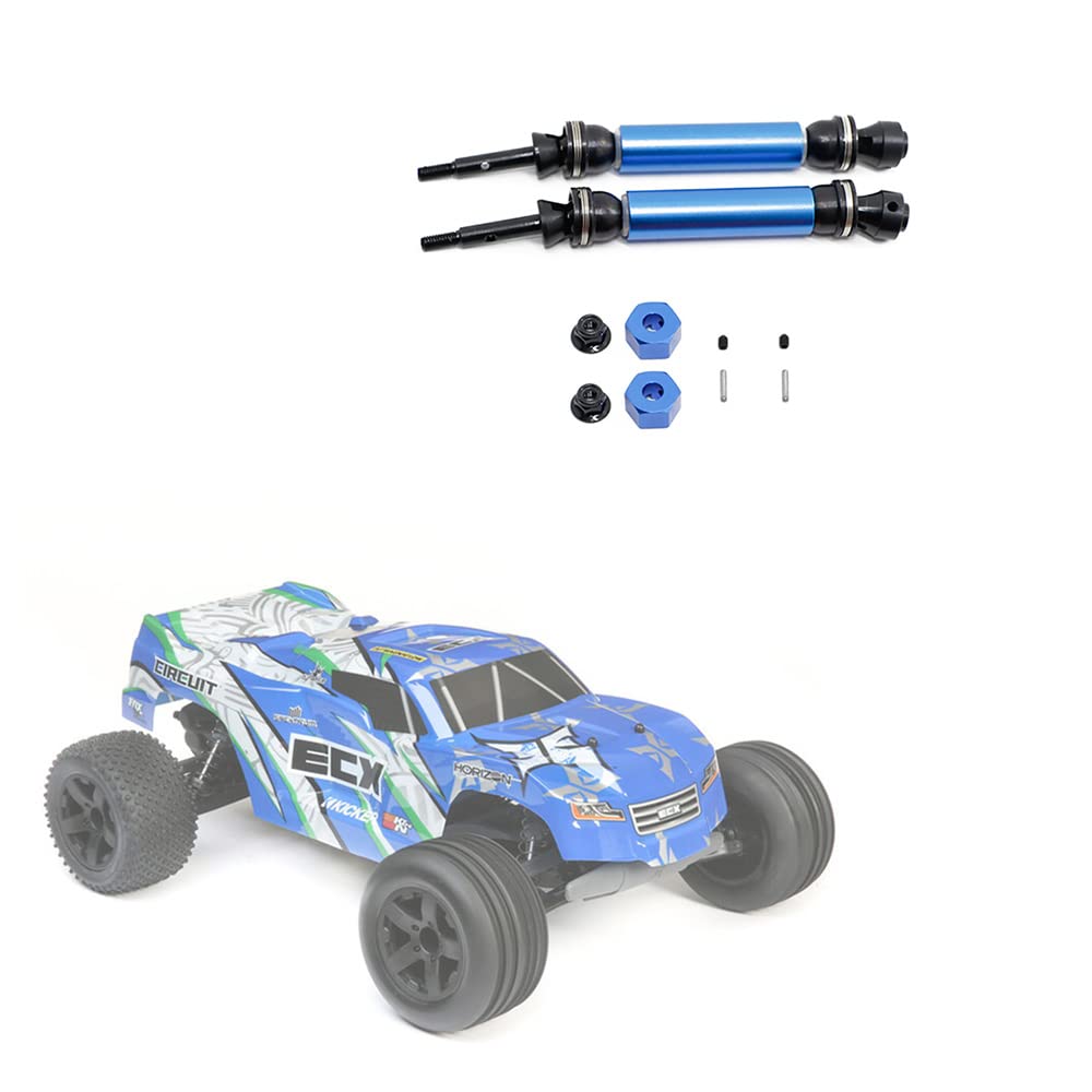 2 PièCes Arbre de Transmission ArrièRe CVD pour 1/10 2WD SéRie Ruckus Torment Circuit AMP RC PièCes de Mise à Niveau de Voiture, 2