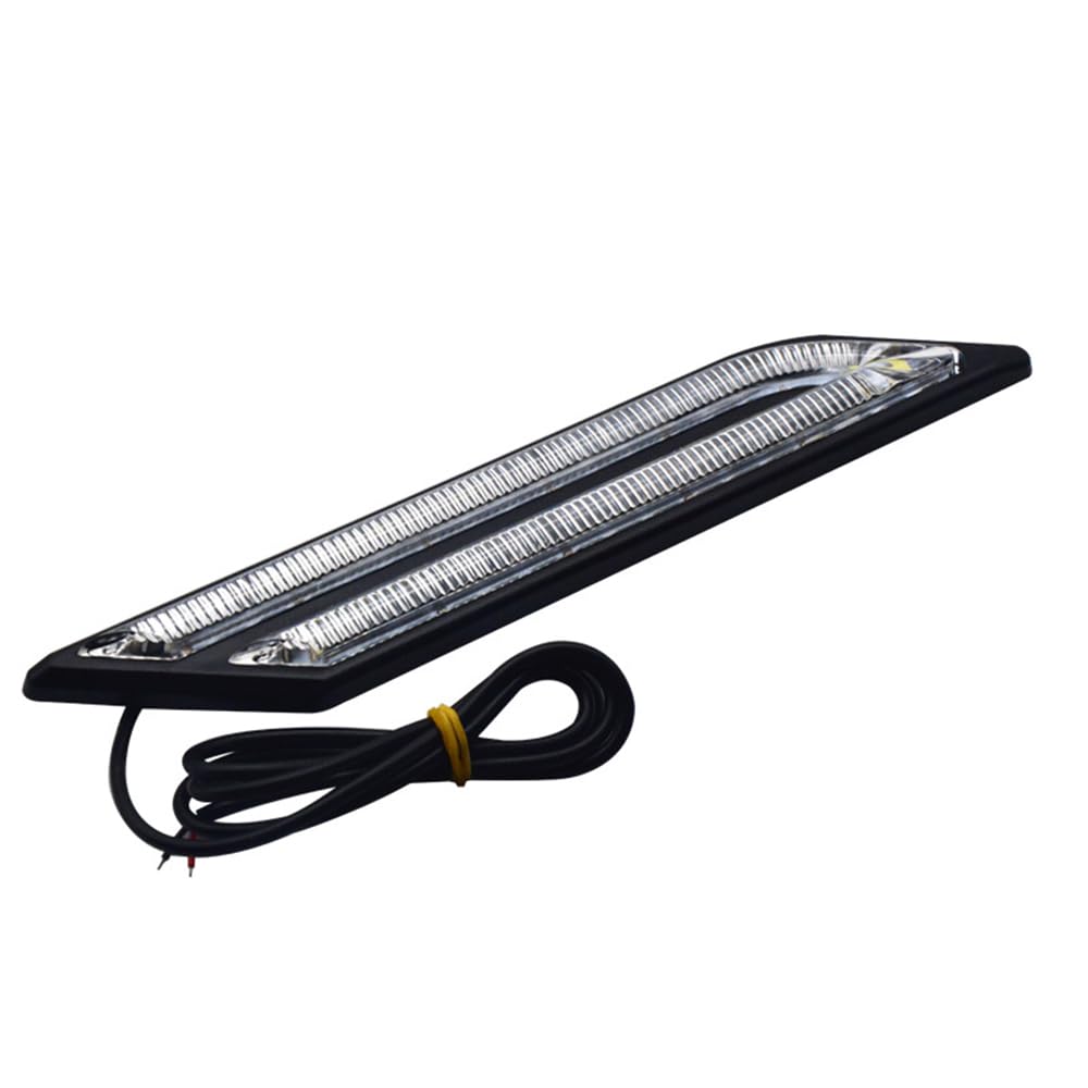 BAKUGO 2 Stück Auto Tagfahrlicht Super Helles Taglicht Universal Auto Styling Wasserdicht 33 LED-White