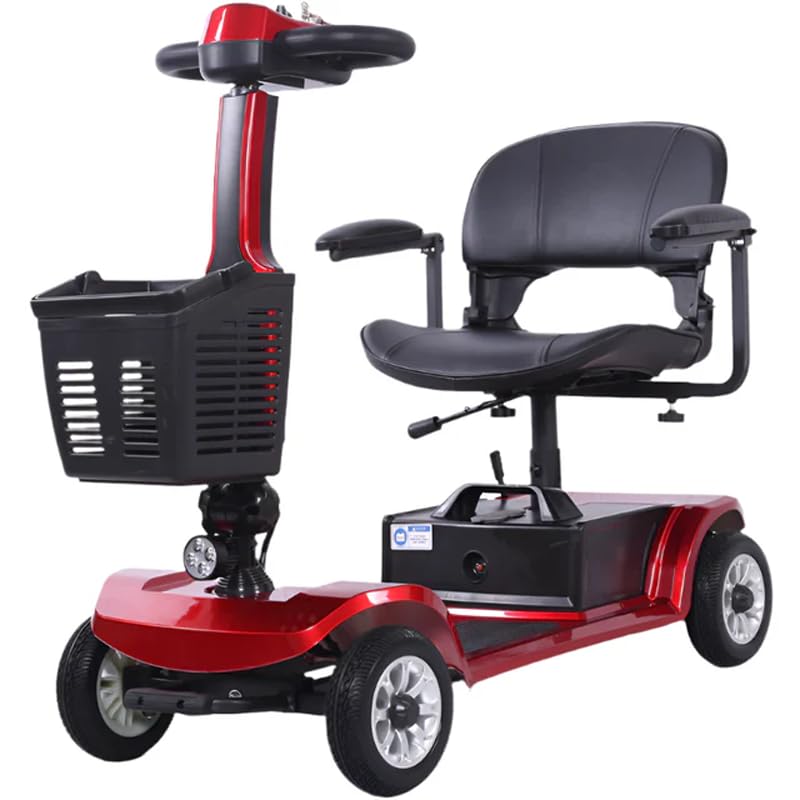 Mobility Scooter Disabili Persone anziane 4 Ruote Resistente 190 Kg Rimovibile Batteria Rimovibile Autonomia Fino a 35 km Dortomedical