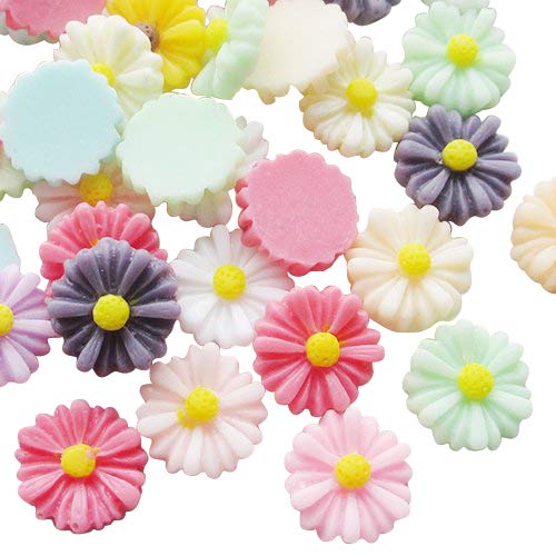 Buy Chenkou Craft Mix Color 13mm Resin Daisy DIY Flatback Scrapbooking