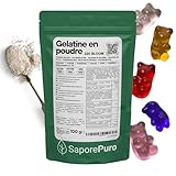 SaporePuro Gélatine en Poudre Alimentaire 100 g – Gélifiant d’Origine Animale – 220 Bloom