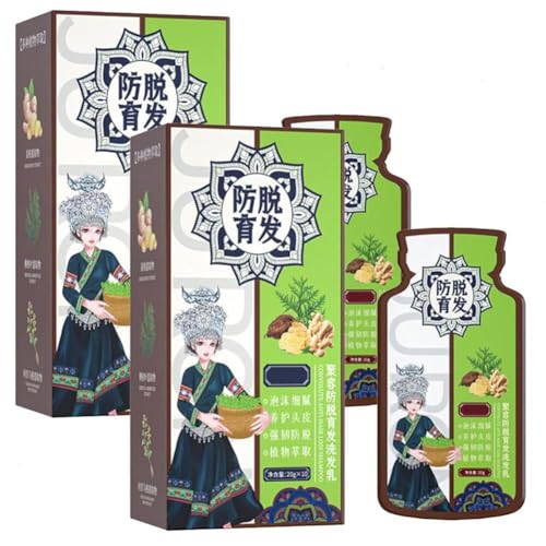 Shampooing anti-chute avec extrait de gingembre