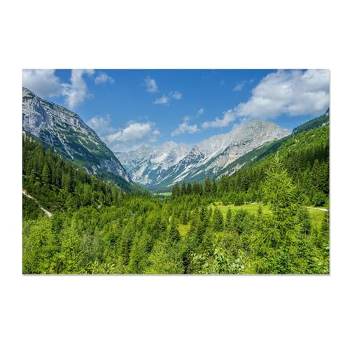 Impression sur toile forêt et vallée pour créer un salon zen et moderne