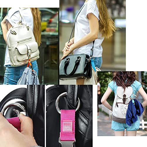 Add-A-Bag Luggage Strap Jacket Gripper, Luggage Straps Baggage Suitcase Belts Travel Accessories - Make Your Hands Free, Easy to Carry Your Extra Bags (2X Black)4