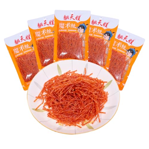 Latiao Spicy Gluten Strips 辣条| 5 Vegan Snack Pack (505g)