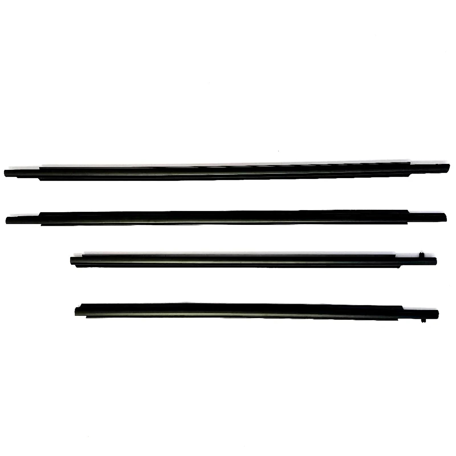 Yplvwsoyq One Color Car Window Seal Strip Compatible With Toyota For Estima For Previa 2.4 3.5 Acr50 Gsr50 4Pcs Car Window Weather Strips Glass Rubber Waterproof Sealing Strips