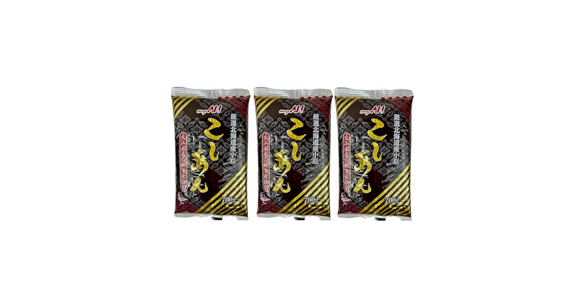 Amazon | 日本海 myAN 北海道産小豆使用 こしあん 700g×3袋