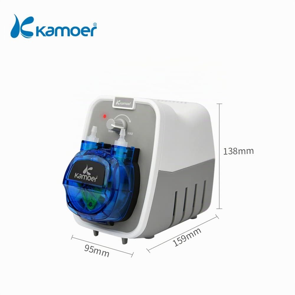 Kamoer KCPA600 24V pompe péristaltique pompedébit 180-520 ml/min réglable | doseuse de liquide à haut tube en norprène 4mm ID x 7.2mm OD