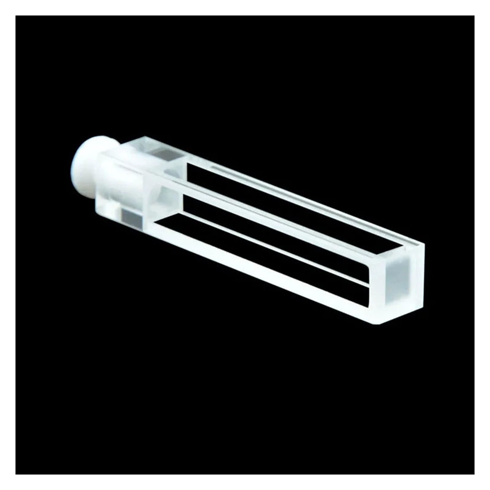 Fluoreszierende Küvette mit Quarzstopfen, 5 mm, säure- und alkalibeständig