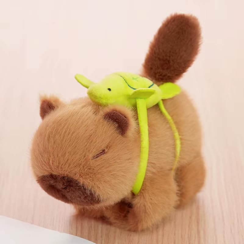 Image of SCOOBA Wrist Holding Wagging Tail Capybara Soft Toys for Kids Babies (Holding Capybara with Tail Wagging)