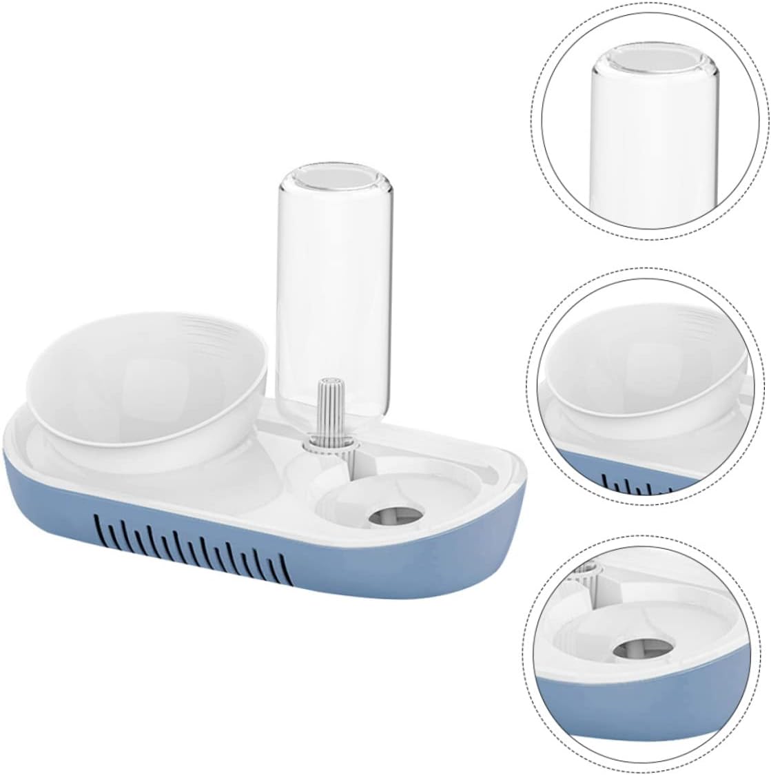 ペットボウル、猫、重力ウォーターボトル、ペット自動給餌器、猫用フィードボウル、ペット用ウォーターボトル、ペット用フィードボウル、ペッ