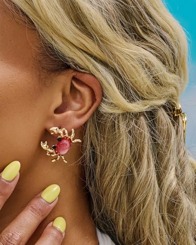 Crab Starfish Stud Earrings For Women Chunky Beach Earrings Unique Ocean Animal Studs Statement Summer Beach Jewelry2