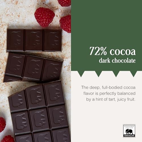 Endangered Species Chocolate Bar Grizzly Dark Raspberry, 3 oz | Crafted with premium ingredients for a rich dark chocolate bar with refreshing raspberry flavor. - image 4