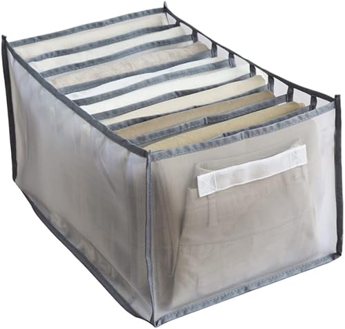 Organizador de ropa para armario, cestas de almacenamiento plegables para ahorrar espacio, contenedores de almacenamiento para dormitorio,