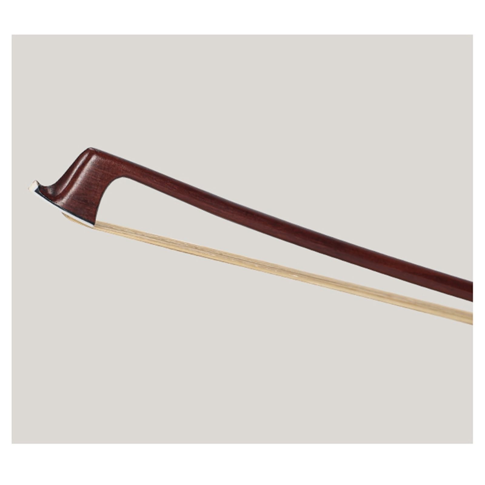 Arco Per Pratica Del Violino Arco per violino per principianti Arco in legno di sandalo rosso brasiliano accessori per strumenti a grandezza naturale con coda di cavallo(1/8 size)