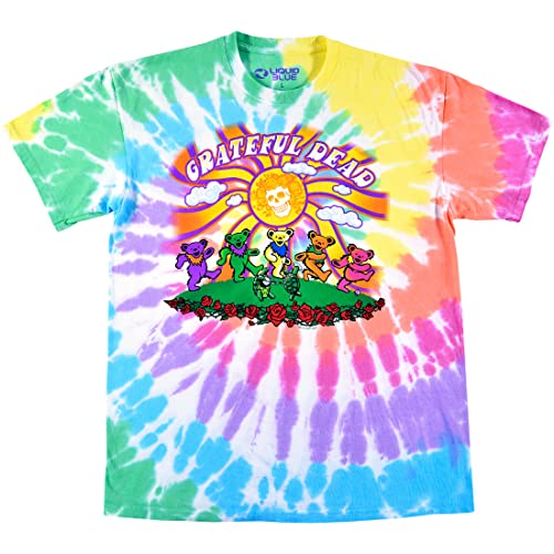 Liquid Blue Men's Standard Grateful Dead Sunshine Dancing Bears