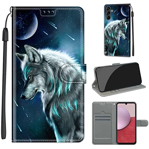 TOMYOU Coque pour Samsung Galaxy A14 5G, Etui Protection Housse Premium en Cuir PU, Housse Etui Portefeuille Samsung Galaxy A14 5G